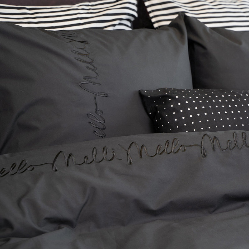 Solid Colour Duvet Cover Set with Pillowcases, 135 x 200 cm  - 1 Pillowcase (80 x80 cm)