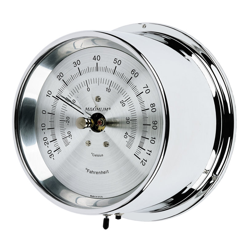 Mini-Max Remote-Reading Thermometer, Chrome/Silver