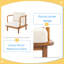 Fauteuil club avec coussin