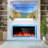 Moneak Simple Surround Electric Fireplace