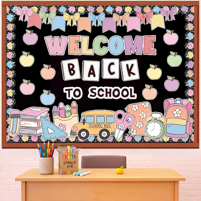 Ensemble de babillards Funrous Welcome Back To School
