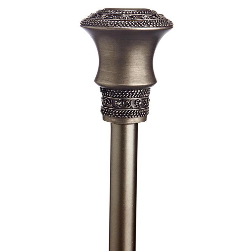 Echevarria Adjustable Single Curtain Rod, 9.25" H x 86" W x 6.25" D
