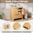 30 Inch Freestanding Bathroom Storage with Ceramic Sink, Solid Wood Frame, Soft Close Doors & Drawers-415133278