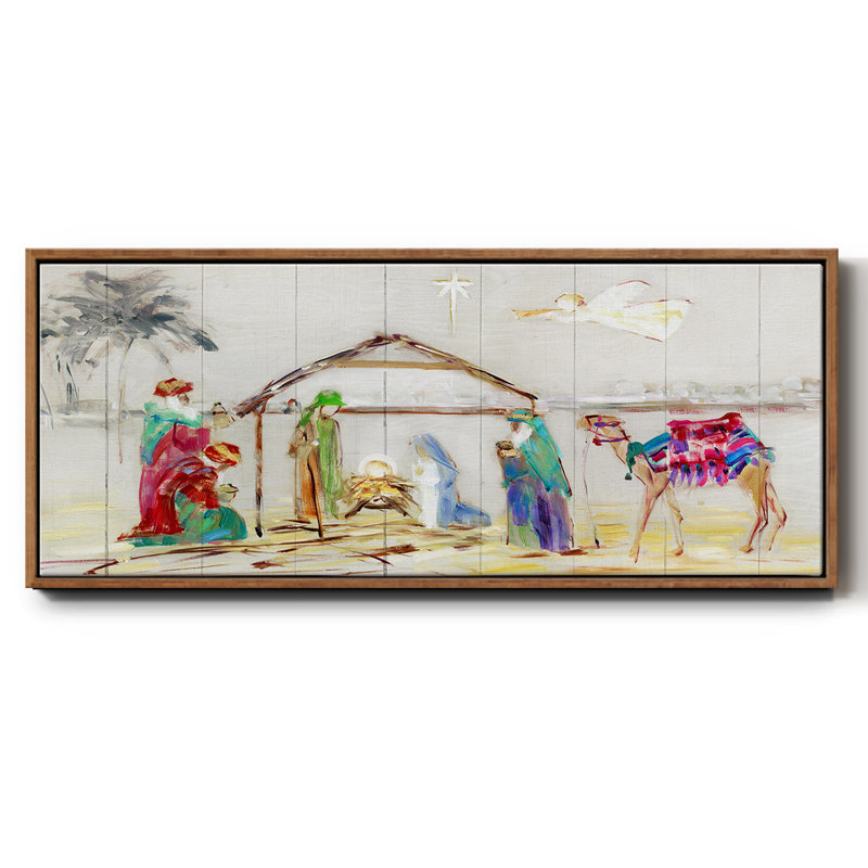Nativité - toile encadrée