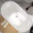 55'' x 27.5'' Freestanding Soaking Acrylic Bathtub