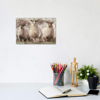 Trois moutons - reproduction d'art