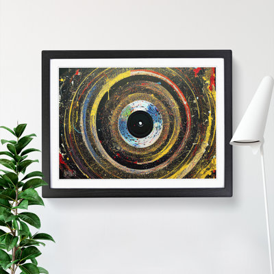 XH1022-9660X Vinyl Record Abstract Painting Vol.1 - Single Picture Frame Painting