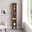 8-Layer Adjustable Shelf Thin Bookshelf With A Wavy Border Design, Which Is More Aesthetically Pleasing, Is Suitable For High And Narrow, Display And Multi-Functional Bookshelves In Home Offices-1585095657