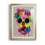 Crâne floral - peinture encadrée-1832937123-1832937180