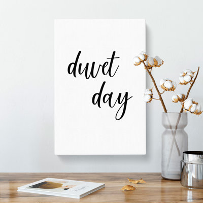 Duvet Day - Wrapped Canvas