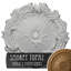 Médaillon de plafond H 16,75 po x l 16,75 po x P 1,375 po Plymouth-27784166