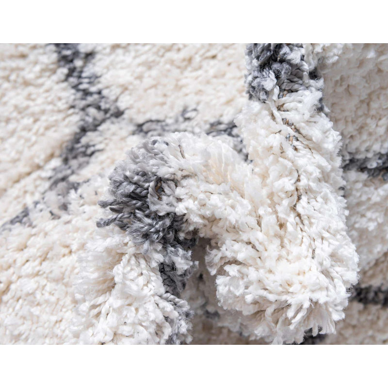 Tapis ivoire Mitzy, Rectangle 2 pi 2 po x 3 pi