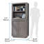 Armoire à 2 tablettes Delvale