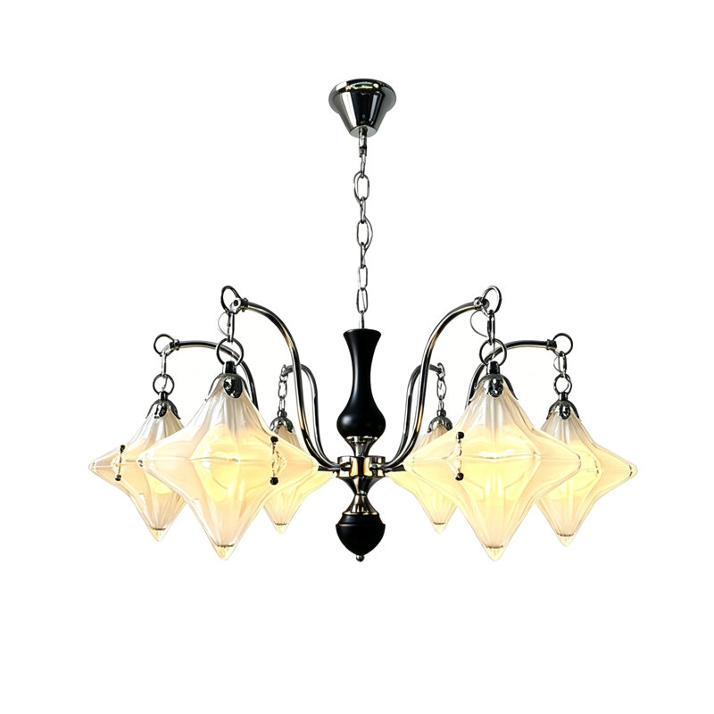 Lustre suspendu vintage en fer forgé 40 lumières en forme d'étoile 40,16 "- Dreamy Ceiling Lighting