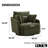 Upholstered Swivel Chair With 2 Side Pillows-213770557