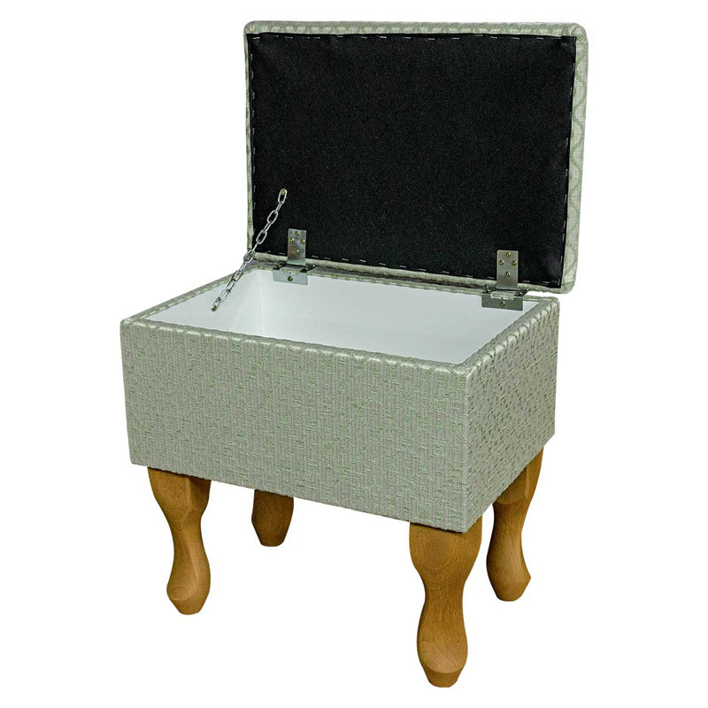 Solid + Manufactured Wood Accent Stool