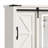 White Cabinet with LED Lights Mirror