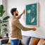 Delicate Study Botanical 1 Piece Wrapped Canvas Wall Art-1543761093-1543761102