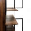 Armoire de rangement 70 po avec portes et lumières en verre, avec étagère de rangement coulissante multifonctionnelle, armoires de rangement en bois