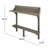 Outdoor Acacia Wood Balcony Bar Table