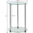 Beckett Glass End Table with Shelf-20718557