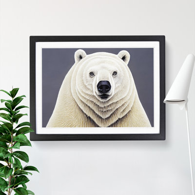Euphoric Polar Bear - Framed Print