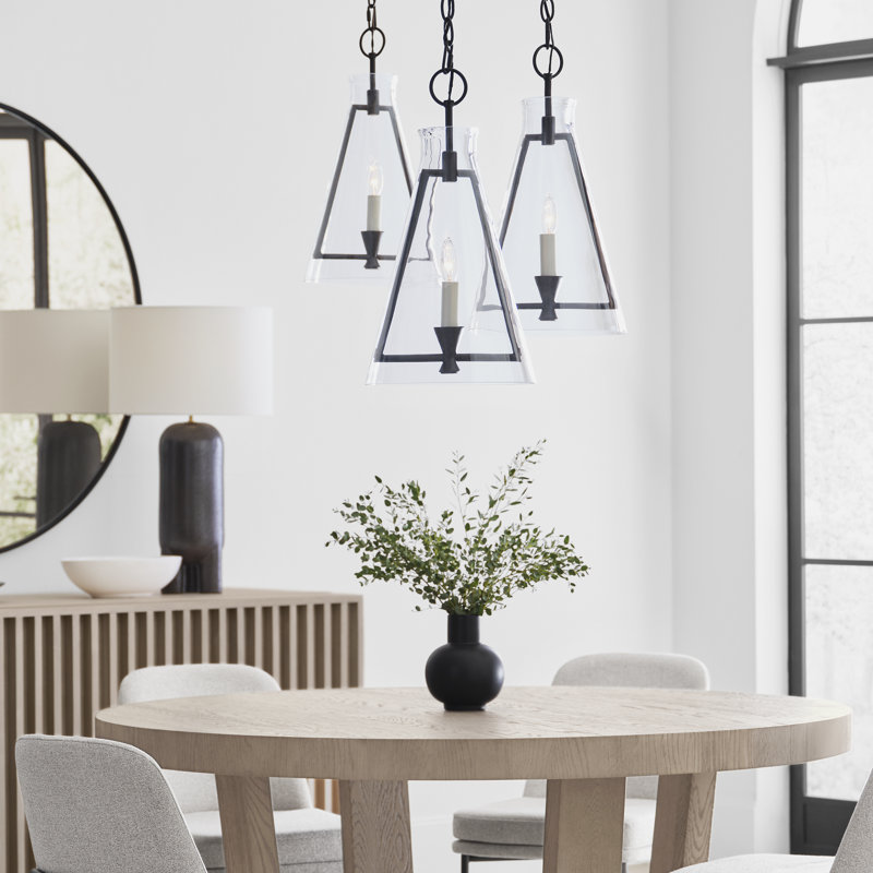 Keystone 1 - Light Pendant, 20.75" H x 11" W x 11" D