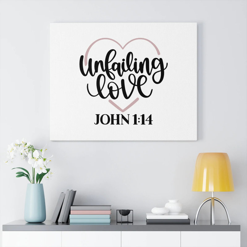 Unfailing Love - Wrapped Canvas Print, 30cm H x 41cm W