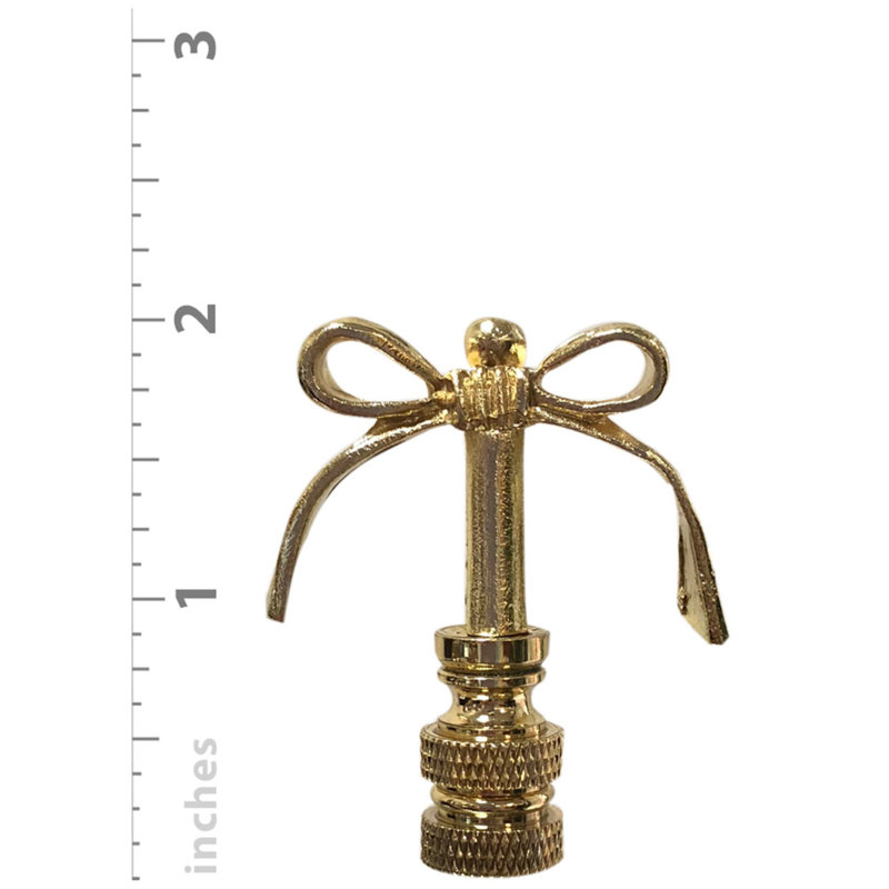 Faîteau de lampe Bow, Laiton poli