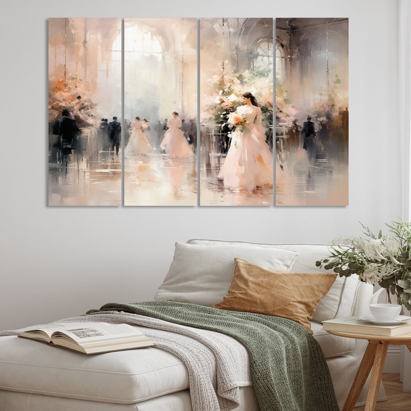 Fashion Impressionist Elegance IV Fashion Wall Decor on Metal