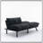 Cream Convertible Folding Modern Sofa Bed With Adjustable Armrest And Backrest For Small Spaces-1074237394