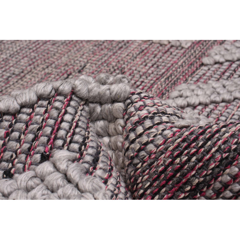 Tapis rectangulaire en laine 6 pi 1 po x 9 pi 1 po Stephonie
