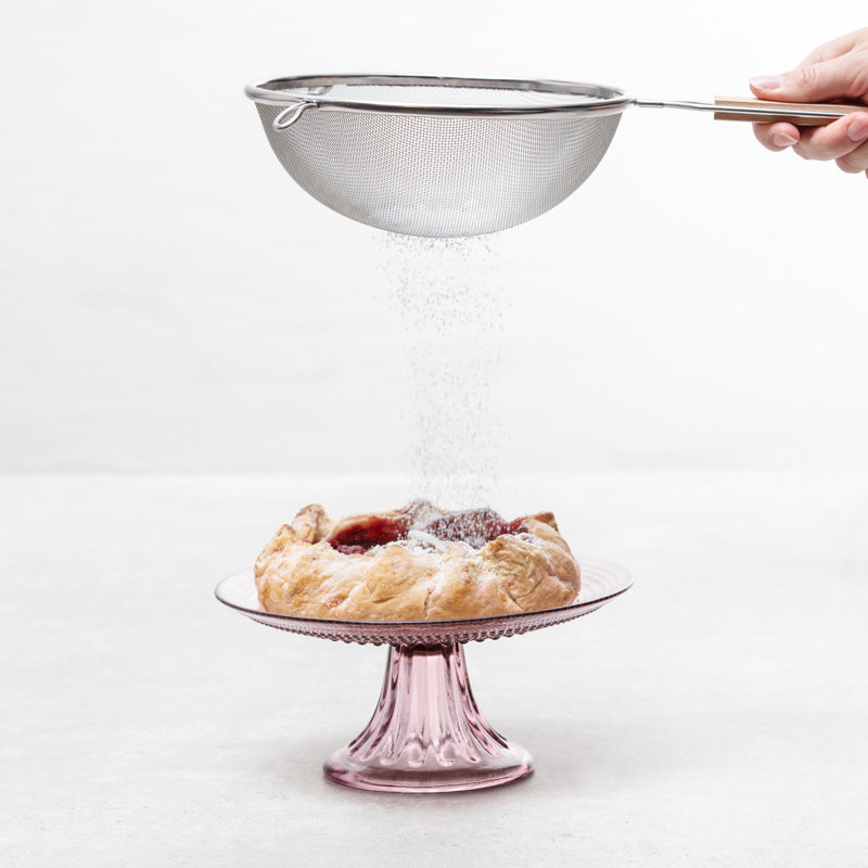 Fortessa Jupiter Vintage Glassware Cake Stand, Blue