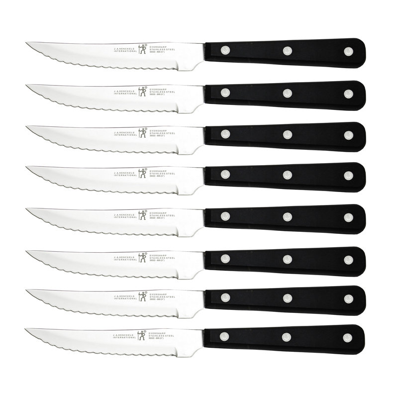 International Henckels 8-piece Serrated Steak Knife Set