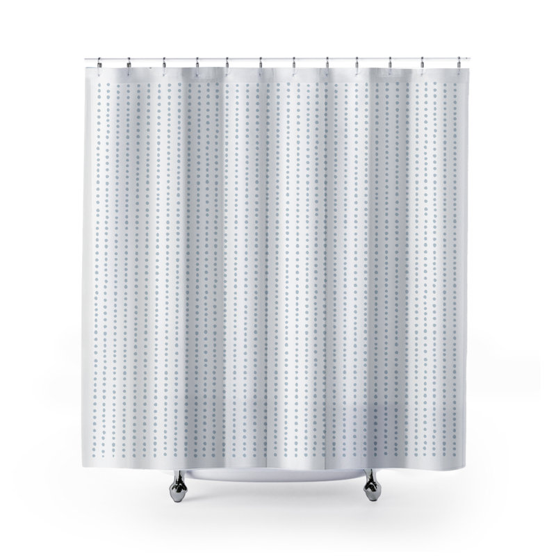 Rideau de douche Thora, gris