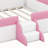 Upholstered Daybed With Fence And Stairs-67056431