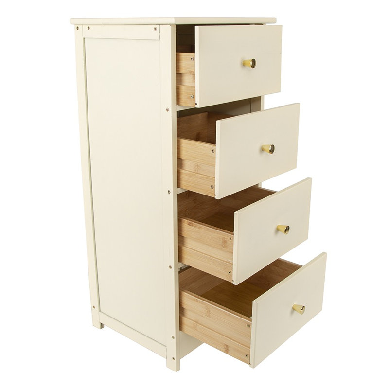 31cm W Solid Wood Bedside Table, 31(L)*29(W)*76(H) CM