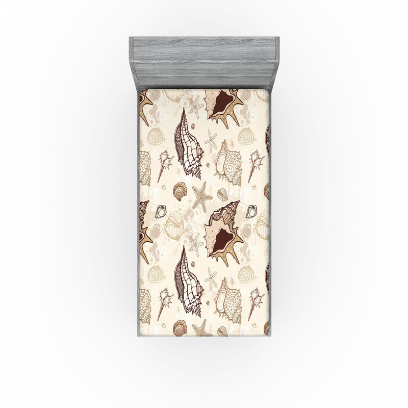 Drap-housse nautique Ambesonne, Drap-housse de taille simple