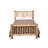 Fireside Lodge Cedar Log Small Spindle Bed - King - Vintage-89992120-89992115