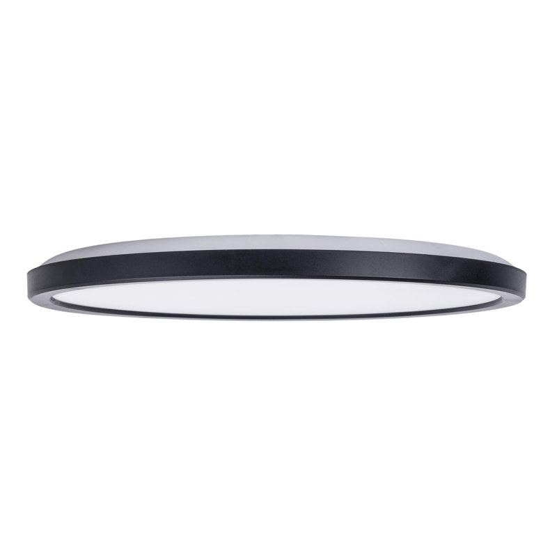 Camyia Plastic LED Flush Ceiling Light, 2.6cm H x 54cm W x 54cm D