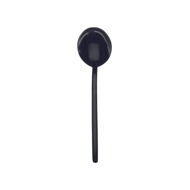 MEPRA Coffee Spoon Set 6 Pcs Due, Black Gold