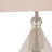 Glam Neutral Set Of 2 26" Glass Mercury Table Lamp, Silver, Round - 14" x 14" x 26"