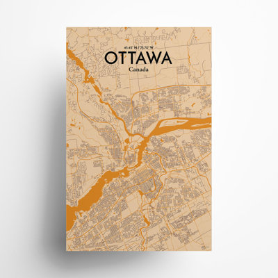 «Ottawa City Map», impression