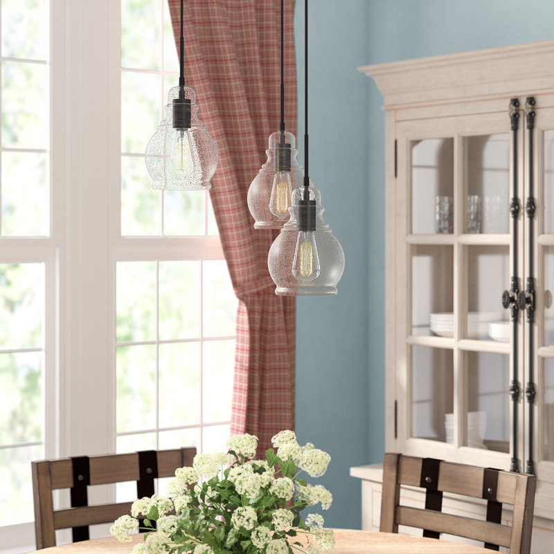 Amara 1 - Light Single Pendant, Black, 9.8" H x 6.25" W x 6.25" D