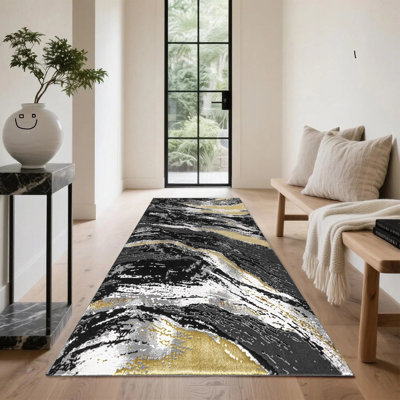 Abstract Flatweave Kilim Area Rug