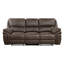 Ensemble de canapé de salon moelleux 2 pièces avec canapé inclinable et causeuse en microfibre-246957337