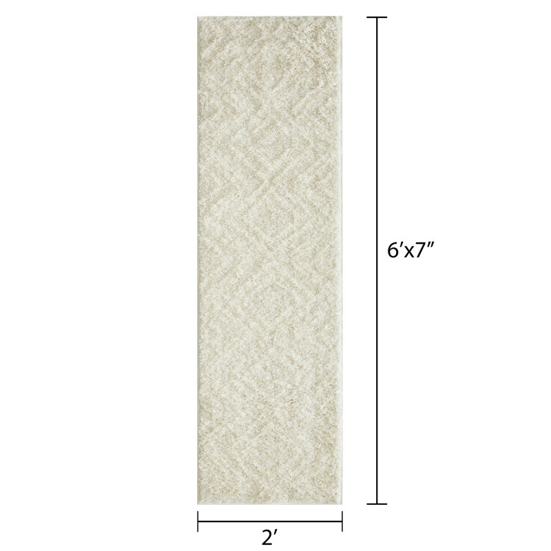 Ileah Performance Geometric Indoor Rug, Runner 2' x 6'7"