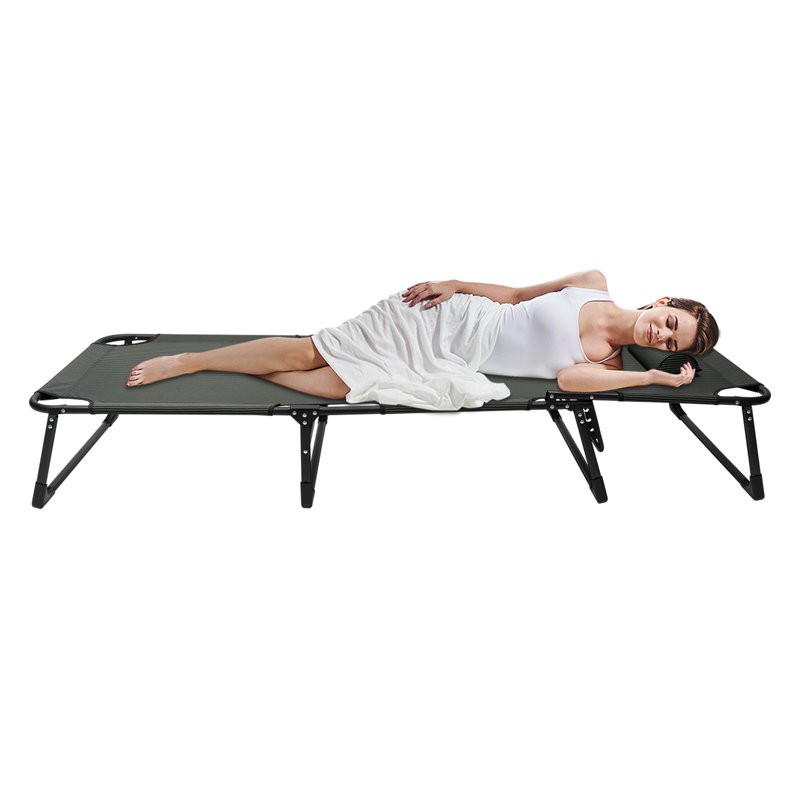 Lit de camp pliant pour adultes, Vert