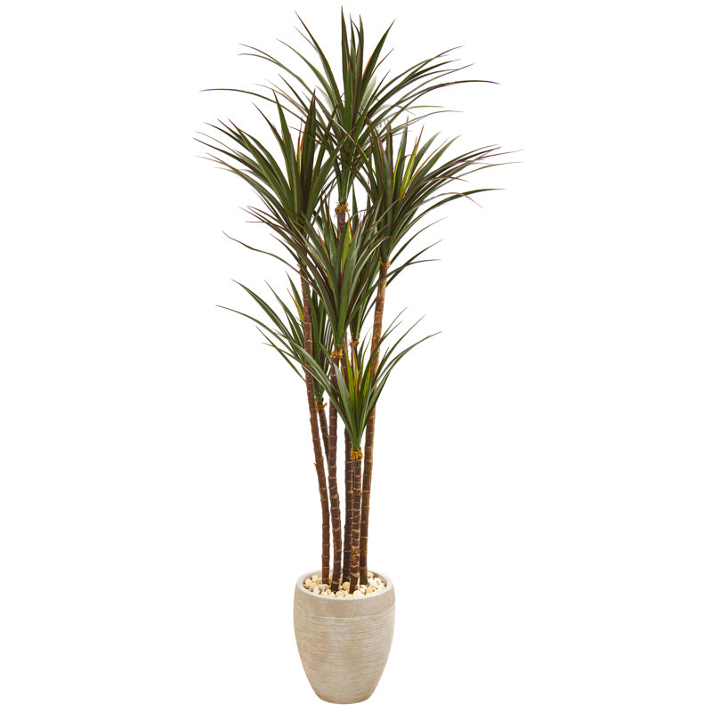68in. Giant Yucca Artificial Tree in Planter UV Resistant (Indoor/Outdoor)