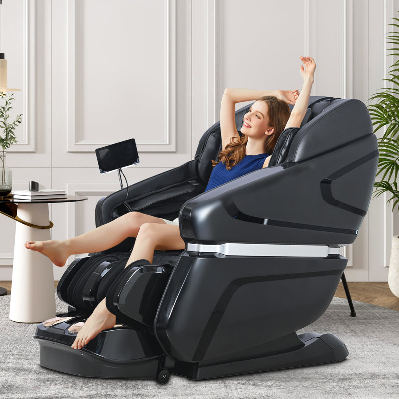 Fauteuil de massage 4D Zero Gravity - SL Track, étirement thaïlandais, balayage du corps, Bluetooth, 12 modes de massage
